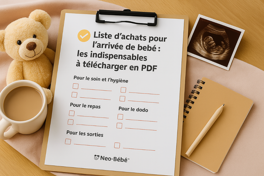 🛍️ Liste d’achats pour l’arrivée de bébé : les indispensables à télécharger en PDF