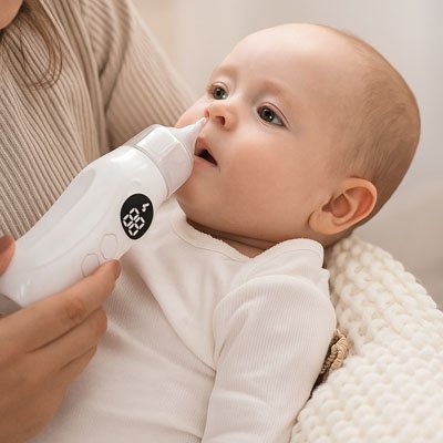 Mouche bébé électrique ergonomique facile à utiliser pour les parents