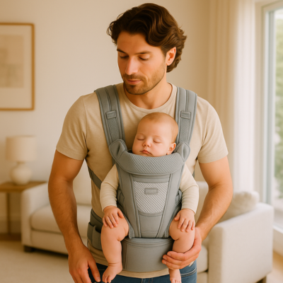 Porte-Bébé 3-en-1 BabyHarness™ – Ergonomique & Confort