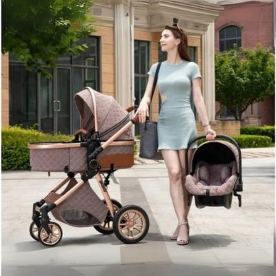 POUSSETTE 3 EN 1 - BEIGE ROLLS™ - Neo - BeBe