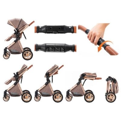 POUSSETTE 3 EN 1 - BEIGE ROLLS™ - Neo - BeBe