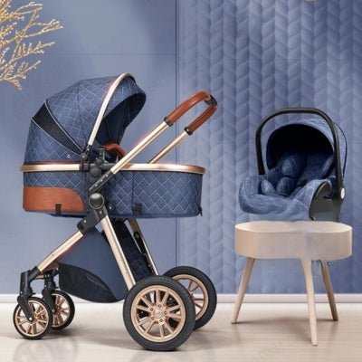 Poussette 3 en 1 | Bleu Rollsâą - Neo - BeBe