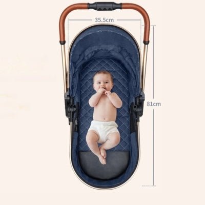 POUSSETTE 3 EN 1 - BLEU ROLLSâą - Neo - BeBe