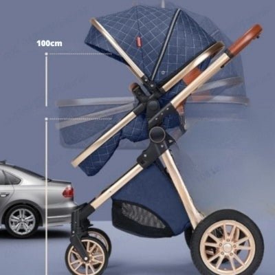 POUSSETTE 3 EN 1 - BLEU ROLLSâą - Neo - BeBe