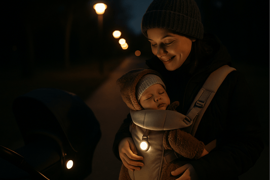 🌙 Sortir avec bébé quand il fait nuit : sécurité, visibilité et confort - Neo-BeBe
