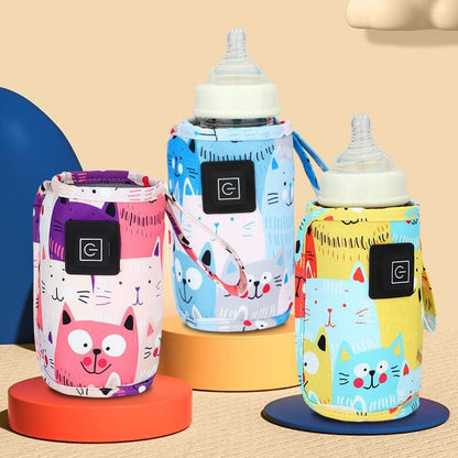 Chauffe-biberon nomade | Chaton’Bib™