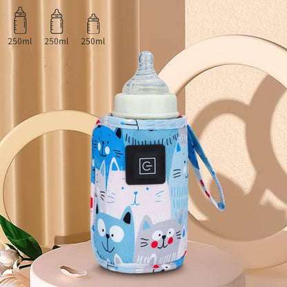 Chauffe-biberon nomade | Chaton’Bib™