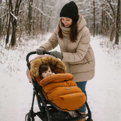 CHANCELIÈRE Orea™ – La protection hivernale ultra-douce pour des sorties sereines