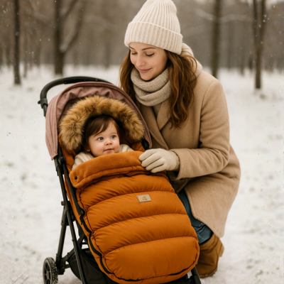 CHANCELIÈRE Orea™ – La protection hivernale ultra-douce pour des sorties sereines
