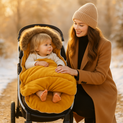 CHANCELIÈRE Orea™ – La protection hivernale ultra-douce pour des sorties sereines