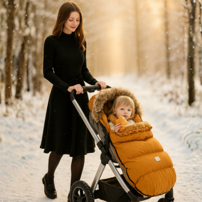 CHANCELIÈRE Orea™ – La protection hivernale ultra-douce pour des sorties sereines