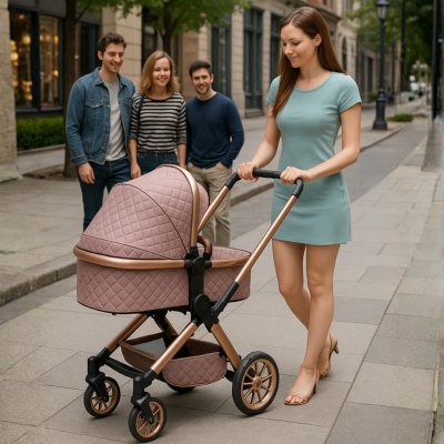 Poussette 3 en 1 | Beige Rolls™