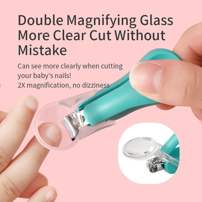 Coupe-ongles pour bébé, outils pour enfants, loupe en verre, coupe-ongles pour doigts