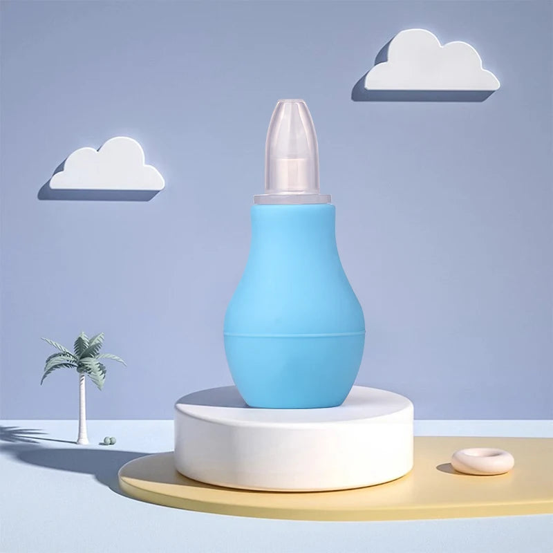 Aspirateur Nasal Simple en Silicone pour bébé, nettoyeur de ventouse, lavage du nez, nettoyeur de morve à reflux Anit