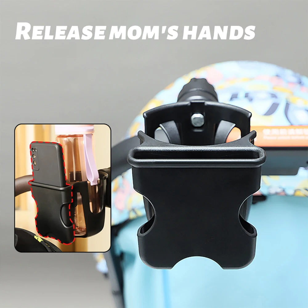 Porte-café pour poussette de bébé, porte-gobelets et mobile pour poussette, support pour téléphone