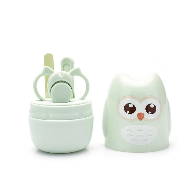 Ciseaux à ongles pour bébé, ensemble d'outils de soins des ongles pour bébé, coupe-ongles Portable sûr pour enfant, pince à épiler avec boîte, Kit de manucure pour enfants