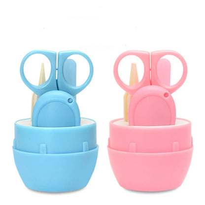 Ciseaux à ongles pour nouveau-né, outil de soins des ongles pour bébé, coupe-ongles Portable sûr pour enfant, pince à épiler avec boîte, Kit de manucure pour enfants