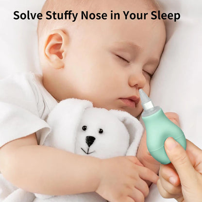 Aspirateur Nasal Simple en Silicone pour bébé, nettoyeur de ventouse, lavage du nez, nettoyeur de morve à reflux Anit
