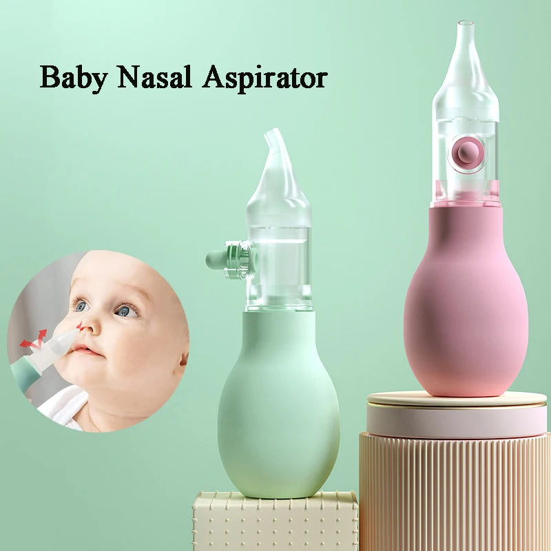 Aspirateur Nasal doux pour bébé, Anti-dos, ventouse nasale pour nouveau-né, nettoyeur de nez en Silicone, soins de sécurité pour bébé, outil de Diagnostic