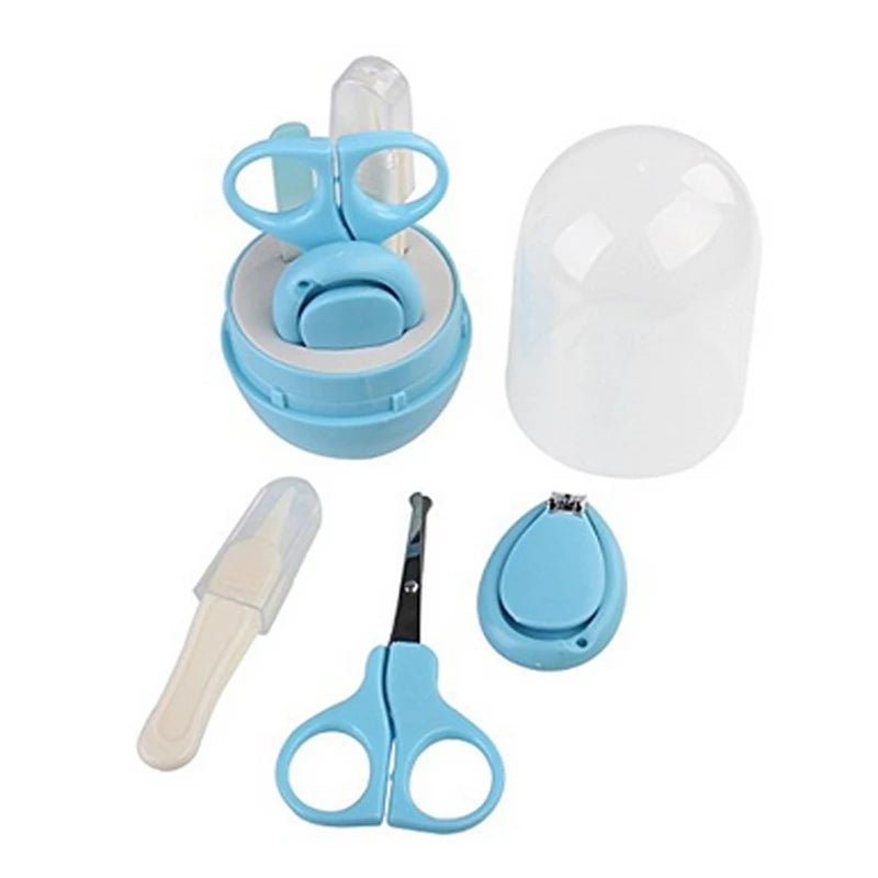 Ciseaux à ongles pour nouveau-né, outil de soins des ongles pour bébé, coupe-ongles Portable sûr pour enfant, pince à épiler avec boîte, Kit de manucure pour enfants