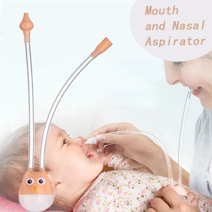Aspirateur Nasal pour bébé, Type d'aspiration buccale, nettoyeur d'absorption nasale pour nourrissons, Anti-reflux, tuyau d'aspiration Booger en Silicone