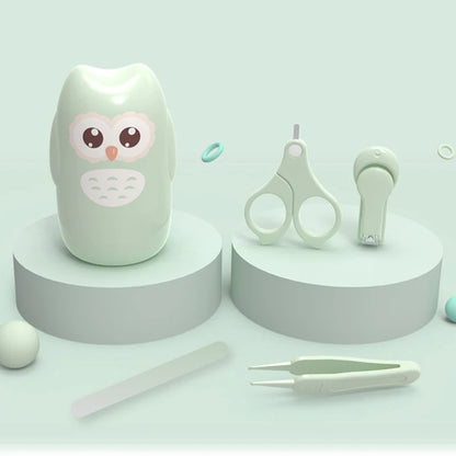 Ciseaux à ongles pour bébé, ensemble d'outils de soins des ongles pour bébé, coupe-ongles Portable sûr pour enfant, pince à épiler avec boîte, Kit de manucure pour enfants
