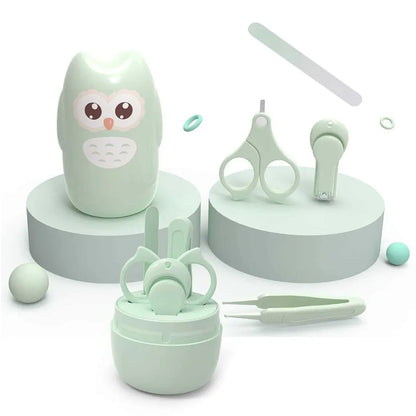 Ciseaux à ongles pour bébé, ensemble d'outils de soins des ongles pour bébé, coupe-ongles Portable sûr pour enfant, pince à épiler avec boîte, Kit de manucure pour enfants