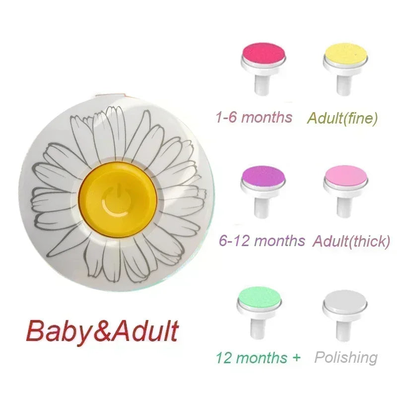 Coupe-ongles électrique pour bébé, articles pour bébé, polisseuse à ongles pour enfant, Kit d'outils de soins, lime à ongles facile à couper, accessoires pour nouveau-né