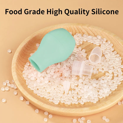 Aspirateur Nasal Simple en Silicone pour bébé, nettoyeur de ventouse, lavage du nez, nettoyeur de morve à reflux Anit