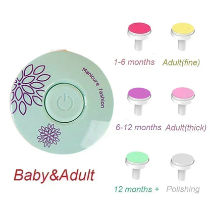 Coupe-ongles électrique pour bébé, articles pour bébé, polisseuse à ongles pour enfant, Kit d'outils de soins, lime à ongles facile à couper, accessoires pour nouveau-né