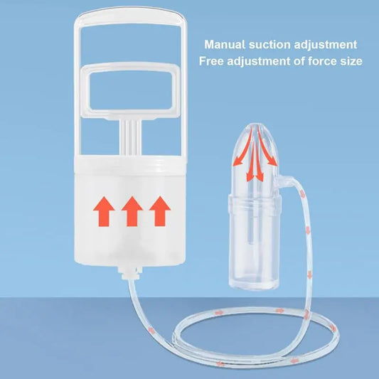 Aspirateur Nasal pour bébé, pompe à main puissante et pointe nasale Non invasive, aspiration nasale hygiénique et confortable pour bébé