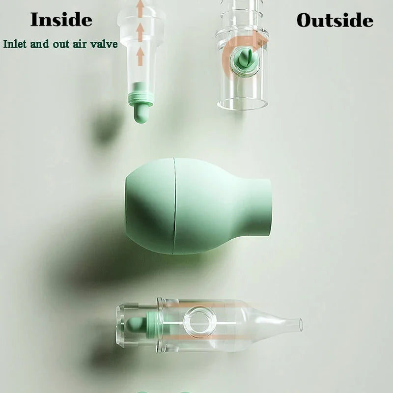 Aspirateur Nasal doux pour bébé, Anti-dos, ventouse nasale pour nouveau-né, nettoyeur de nez en Silicone, soins de sécurité pour bébé, outil de Diagnostic