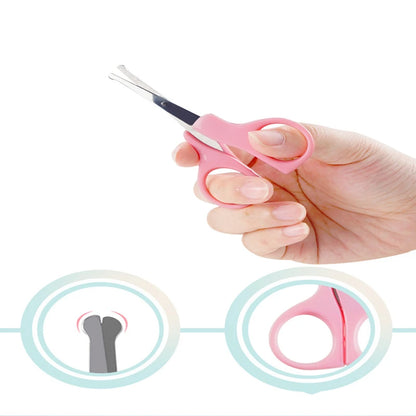 Ciseaux à ongles pour nouveau-né, outil de soins des ongles pour bébé, coupe-ongles Portable sûr pour enfant, pince à épiler avec boîte, Kit de manucure pour enfants