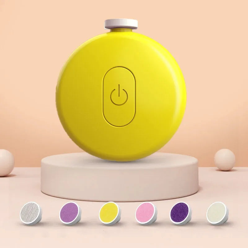 Ciseaux de manucure pour mère et nouveau-né, coupe-ongles électrique, coupe-ongles entièrement automatique, broyeur pour enfants, 6 pièces