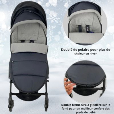 CHANCELIERE POUSSETTE | GRIS - Neo - BeBe