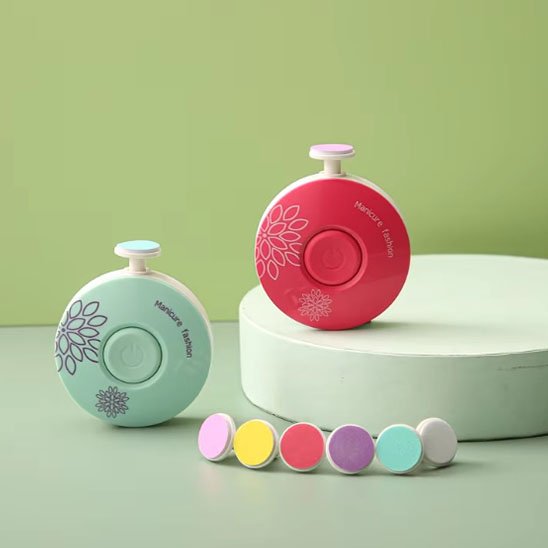 Coupe ongle bébé design ludique avec embouts interchangeables