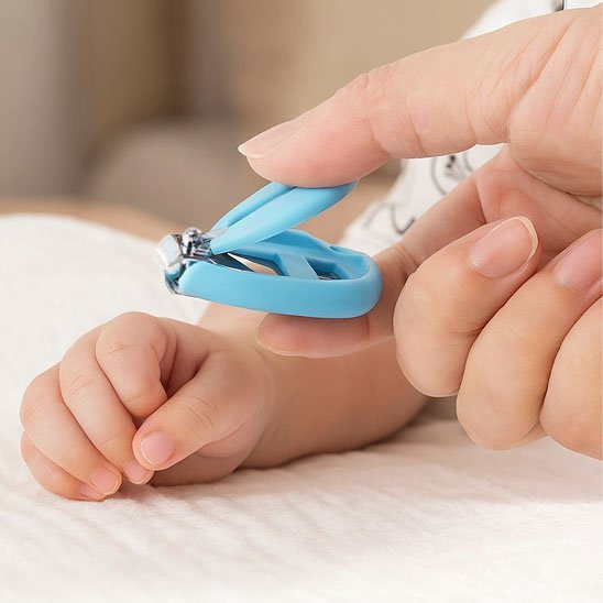 Coupe ongles bébé sécurisé pour une coupe douce et précise
