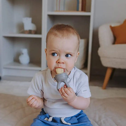 Grignoteuse bébé anti-étouffement adaptée aux premières textures solides