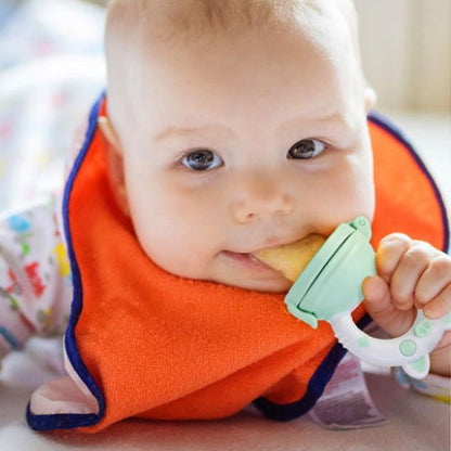 Grignoteuse bébé sécurisée sans BPA pour accompagner les premières dents