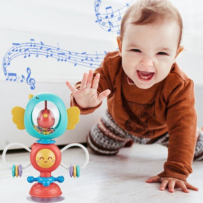 Hochet pour bébé éducatif, parfait pour l’éveil visuel et tactile des tout-petits