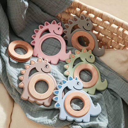 Lot d’anneaux de dentition en silicone souple pour soulager les gencives de bébé