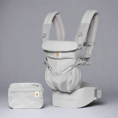 Porte-bébé ergonomique Yumi™ Gris | Confort, Sécurité & Liberté de Mouvement