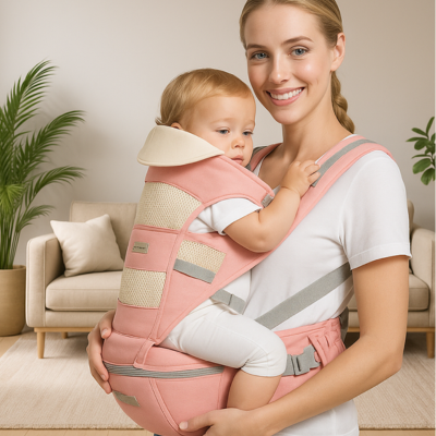 Porte Bébé Babyharness™ Gris | Ergonomique, Confortable & Sécurisé