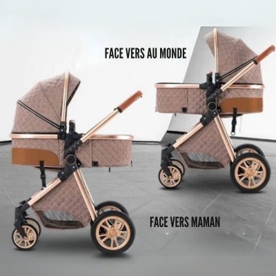Poussette 3 en 1 | Beige Rolls™ - Neo - BeBe