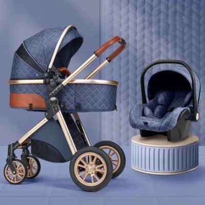 Poussette 3 en 1 | Bleu Rolls™ - Neo - BeBe