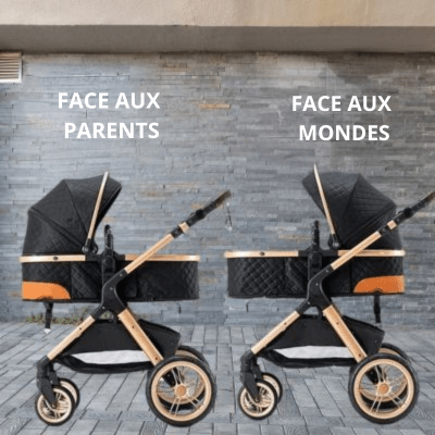 POUSSETTE 3 EN 1 - NOIR ROLLS™ - Neo - BeBe