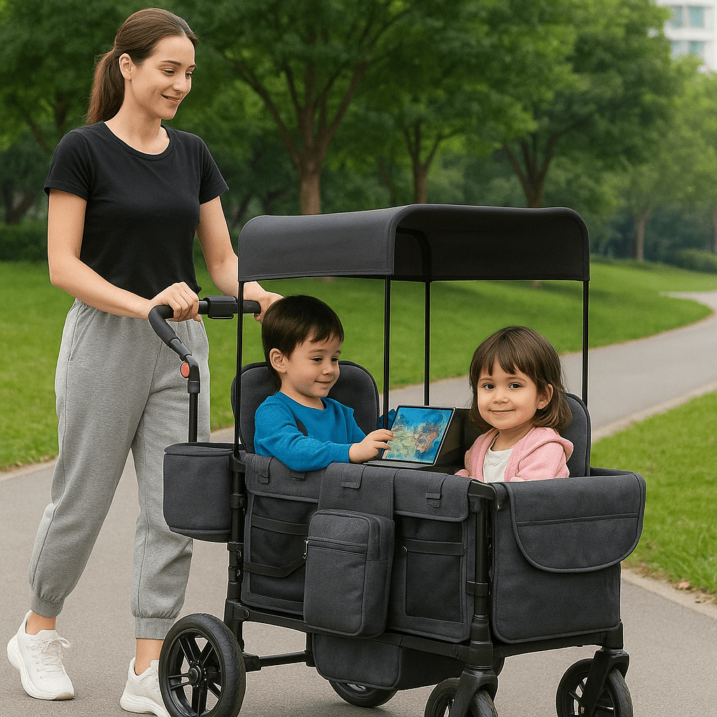 Poussette Chariot Familiale 4 - en - 1 | Sekey™ - Neo - BeBe