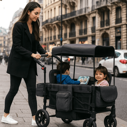 Poussette Chariot Familiale 4 - en - 1 | Sekey™ - Neo - BeBe