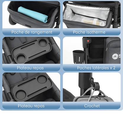 Poussette Chariot Familiale 4 - en - 1 | Sekey™ - Neo - BeBe