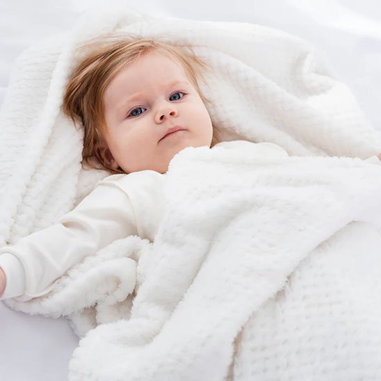 Couverture bébé en nid d’abeille | Neo-Bébé™